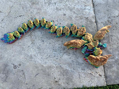 Axie - 3D Printed Multi-color Axolotl/Dragon Hybrid